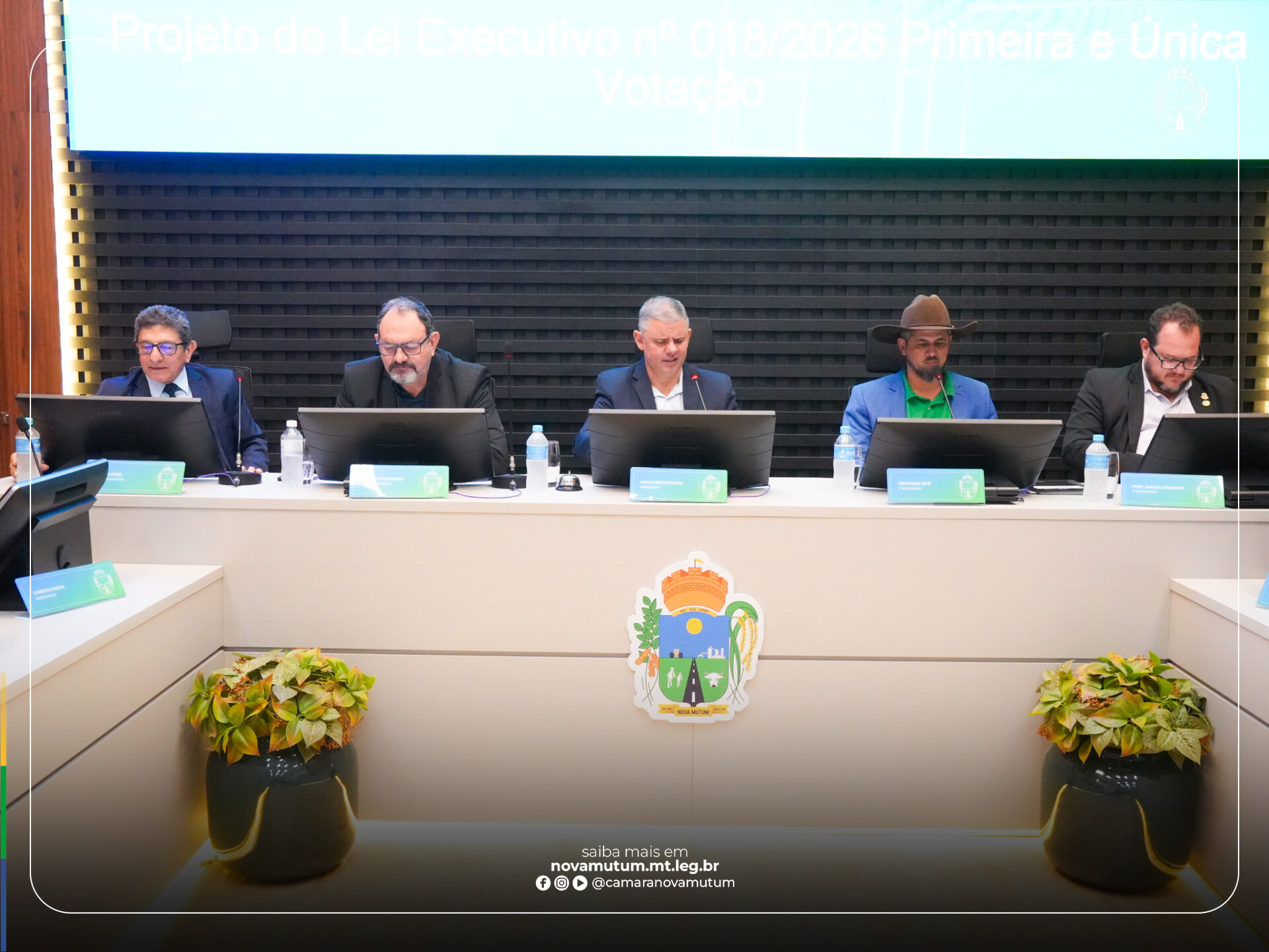Câmara de Nova Mutum encerra primeiro semestre legislativo com pauta extensa e foco em infraestrutura e bem-estar