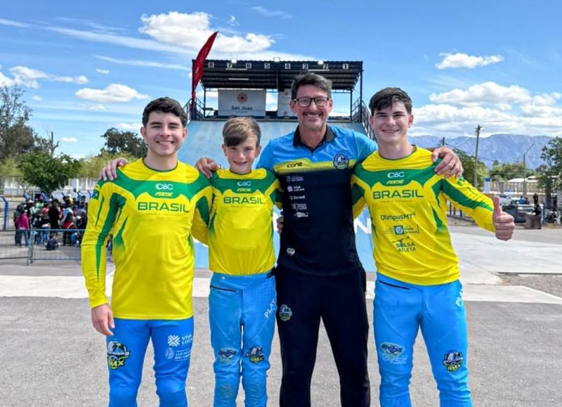 Atletas de Lucas do Rio Verde brilham no BMX na Argentina