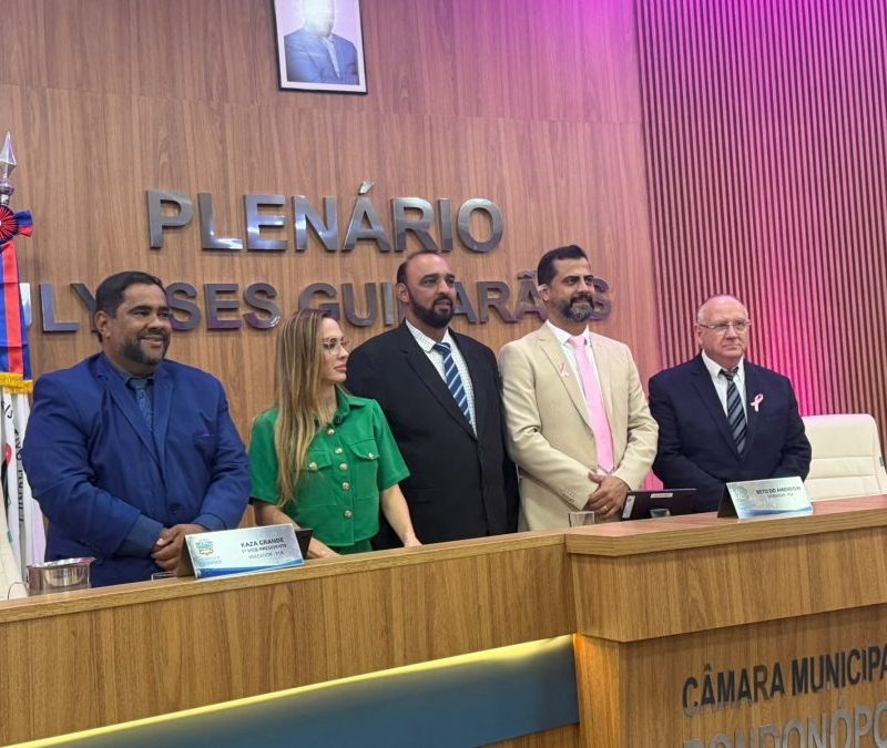 Com 19 votos, Beto do Amendoim é eleito presidente da Câmara de Rondonópolis e se emociona durante discurso