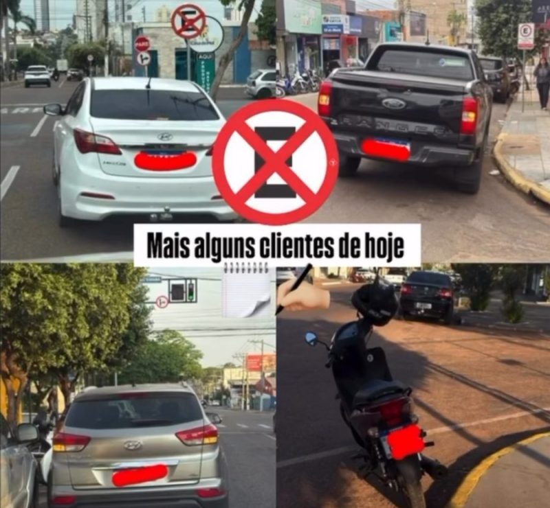 PM aplica multas em blitz de trânsito em Rondonópolis