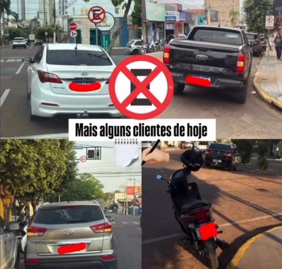 Condutores são multados durante fiscalização de trânsito em Rondonópolis nesta terça-feira (27)