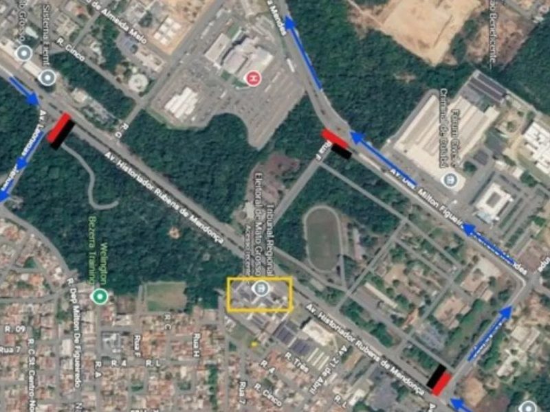 Cuiabá terá interdições no trânsito durante o 2º turno das eleições 2026; veja locais e horários