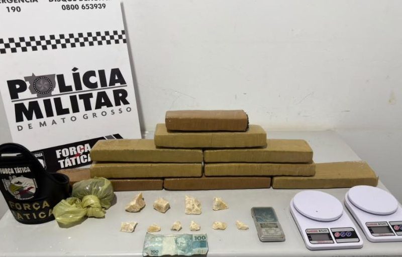 Dois adolescentes faccionados são detidos com tabletes de maconha