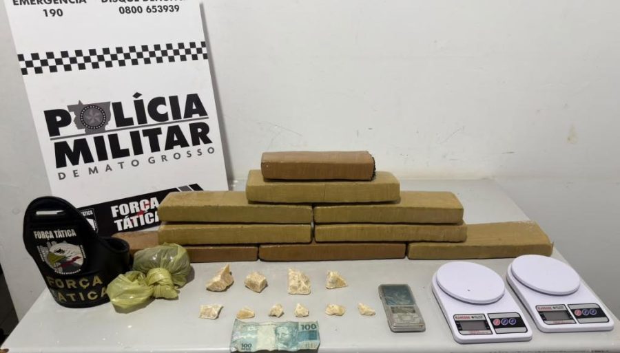 Dois adolescentes faccionados são detidos com tabletes de maconha