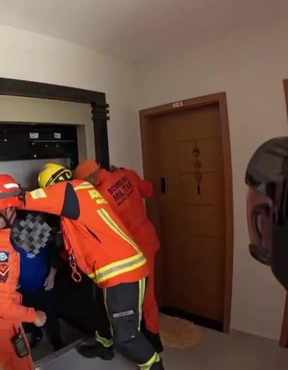 Queda de energia deixa pessoas presas em Sorriso