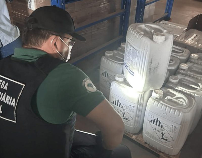 Empresas são alvo de operação por suspeita de comercializar defensivos irregulares no Nortão