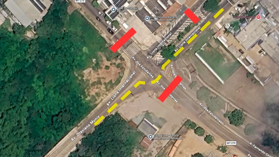 Interdição para obras do viaduto agora será na rua Fernando Corrêa