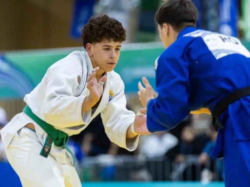 Judoca de MT ganha bronze e curiosidade com nome de craques