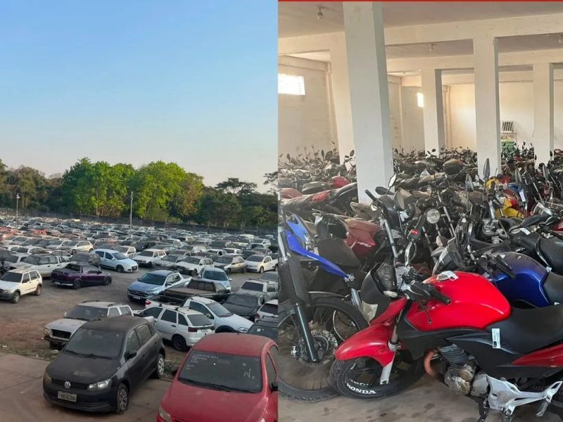 Leilão de carros e motos em Cuiabá tem lances desde R$ 500