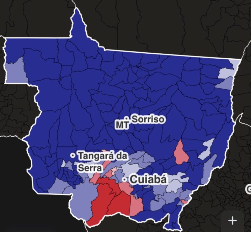 Lula vence em 11 cidades de Mato Grosso; veja a lista