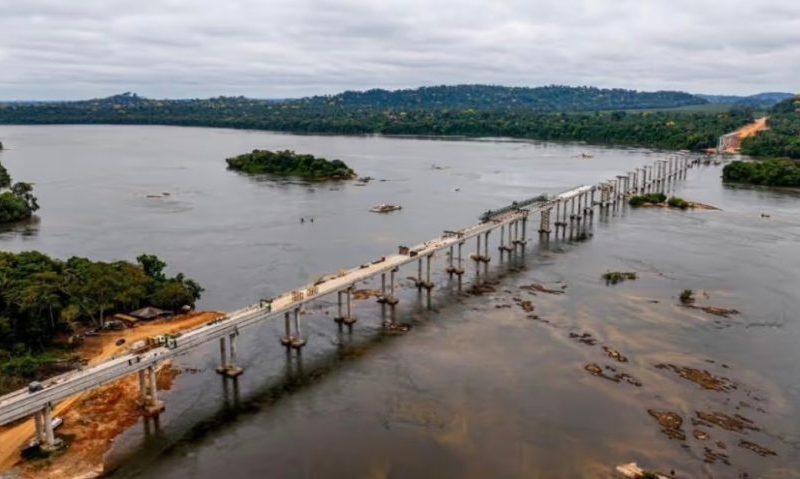 Maior ponte de MT atinge 77% e vai encurtar rota em 400 km