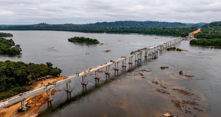 Maior ponte de Mato Grosso chega a 77% de execução e vai encurtar distância até a BR-163 em mais de 400 km