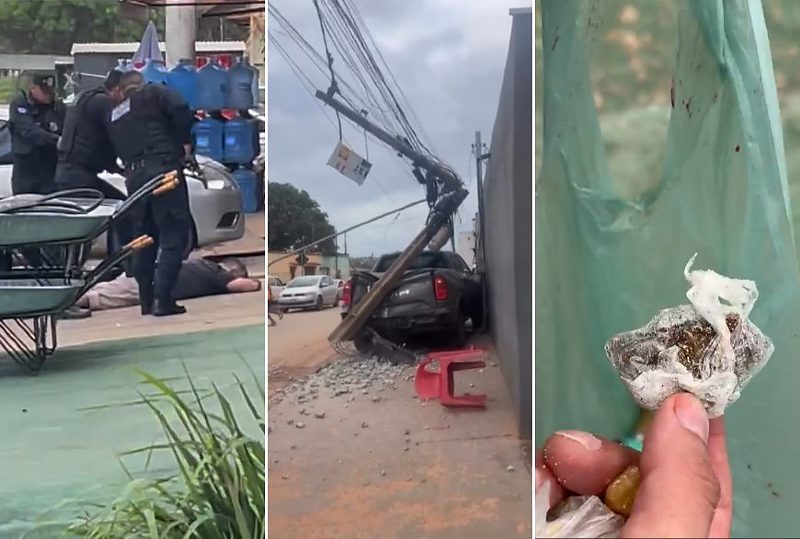 Motorista de caminhonete RAM é preso após causar destruição em Cuiabá
