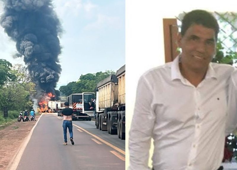 Motorista de Sorriso que morreu em acidente com caminhão-tanque na BR-364 será sepultado neste sábado