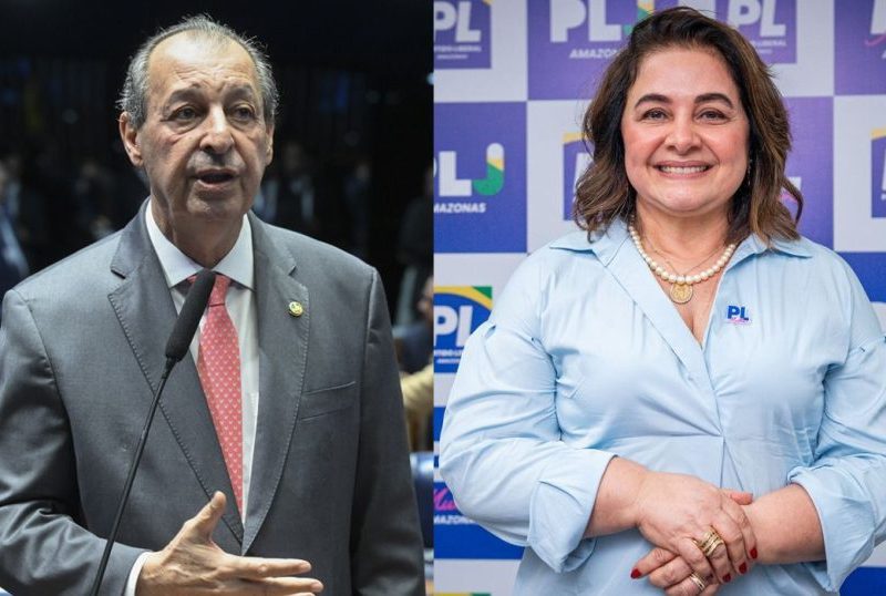 Eleições no Amazonas: Aziz e Maria do Carmo disputam 2º turno
