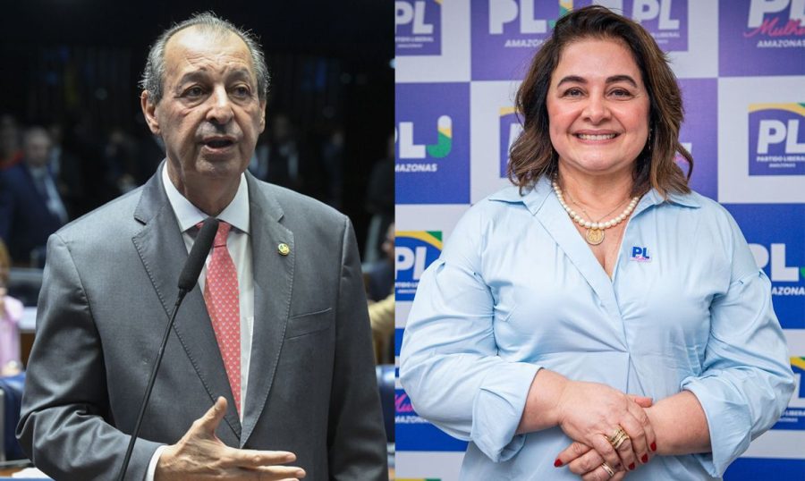 No Amazonas, eleitores vão escolher entre Aziz e Maria do Carmo