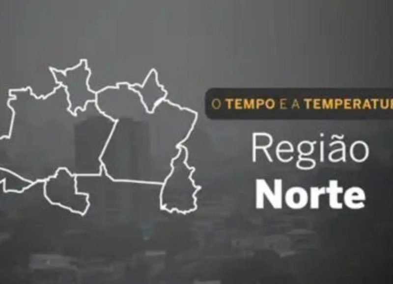 Previsão do tempo: Norte tem alerta de tempestade neste domingo