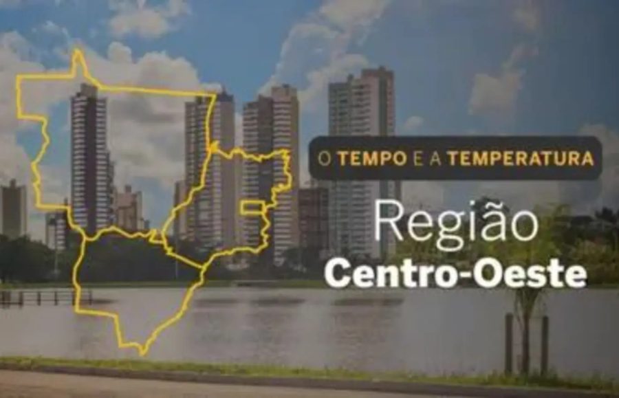 O TEMPO E A TEMPERATURA: chuvas intensas e trovoadas atingem o Centro-Oeste nesta quinta-feira (29)