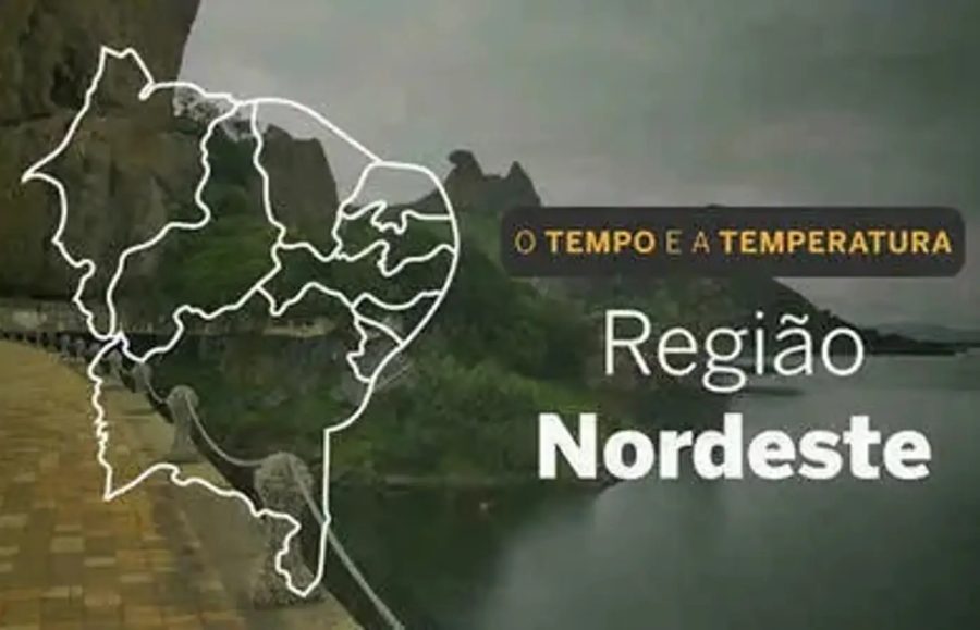 O TEMPO E A TEMPERATURA: Domingo (25) de muitas nuvens e sem chuva no litoral do Nordeste