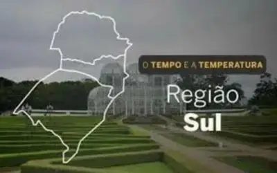 Frio e chuva marcam o domingo no Sul do Brasil