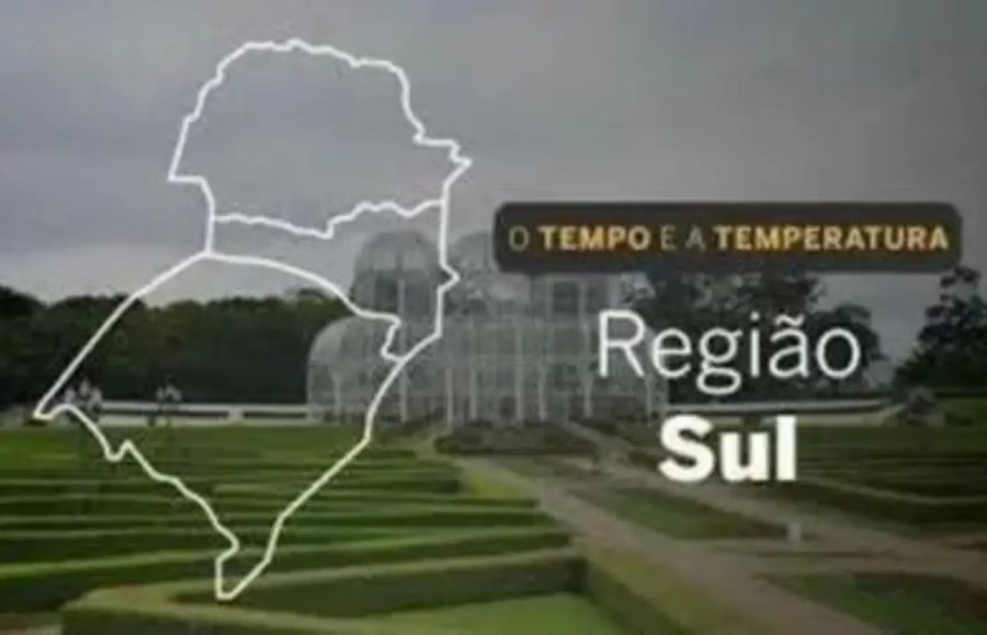 O TEMPO E A TEMPERATURA: Região Sul tem previsão de pancadas de chuva, trovoadas e alerta de tempestade nesta segunda-feira (12)