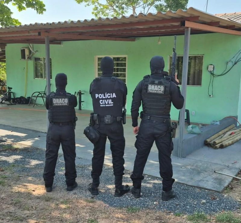 Operação bloqueia 5 imóveis e mira tráfico em MT