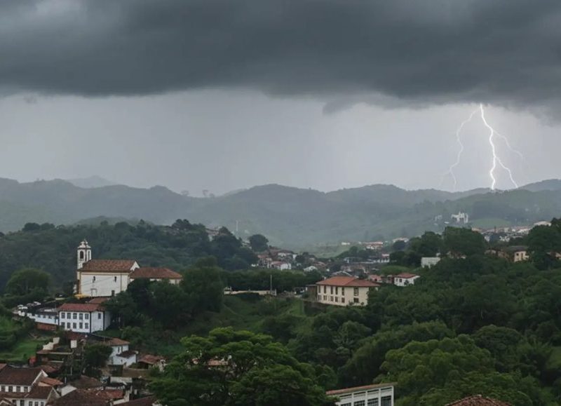 Previsão do tempo em Ouro Preto: sábado terá chuva e 31°C