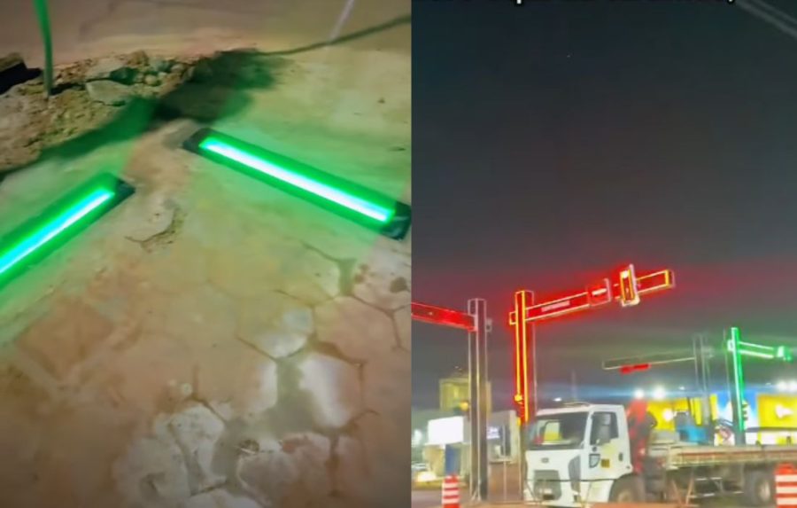 Sinop ganha semáforo tecnológico com luzes de LED para alertar pedestres e motoristas