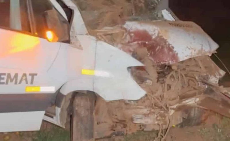 Sinop: motociclista morre em batida frontal com van na MT-220