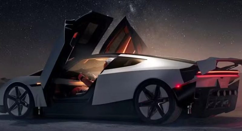 Tesla Roadster: o elétrico que promete superar 530 km/h