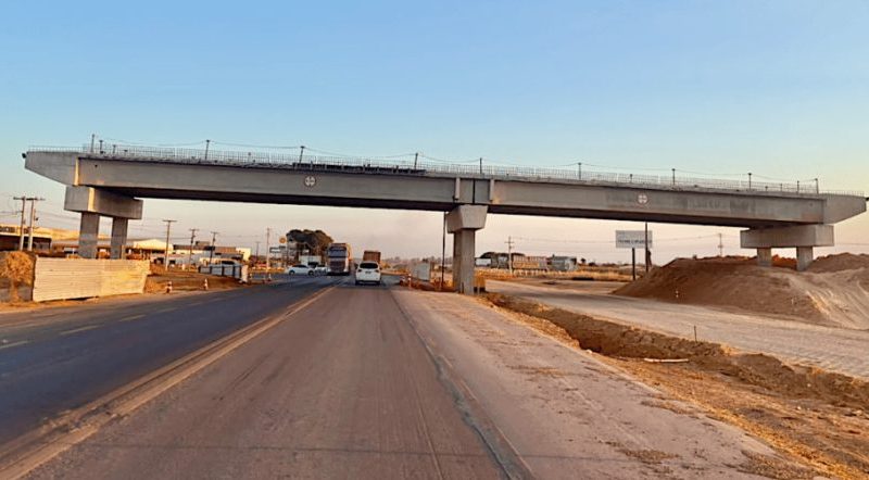 Obras de viadutos na BR-163 em Sinop avançam até 87%