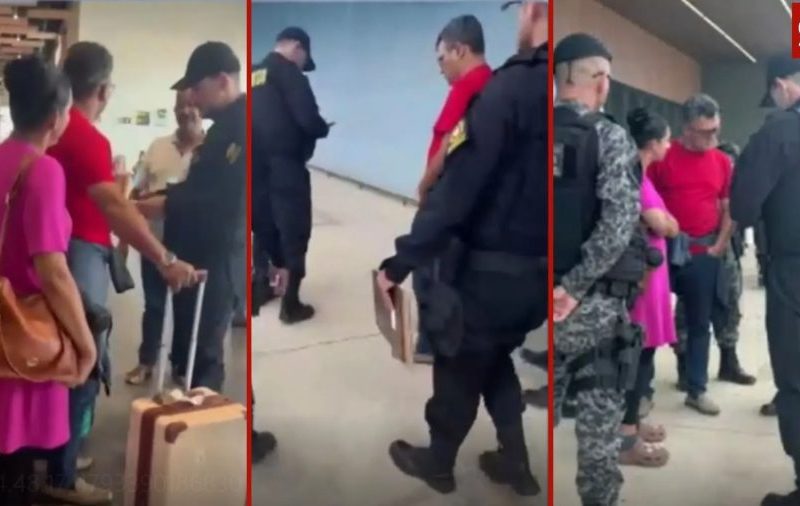 VÍDEO: alvo de operação contra corrupção em MT, fiscal de obras é preso em aeroporto ao voltar do Caribe
