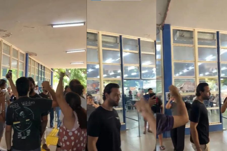 Confusão entre deputado e estudantes marca ato político na UFMT
