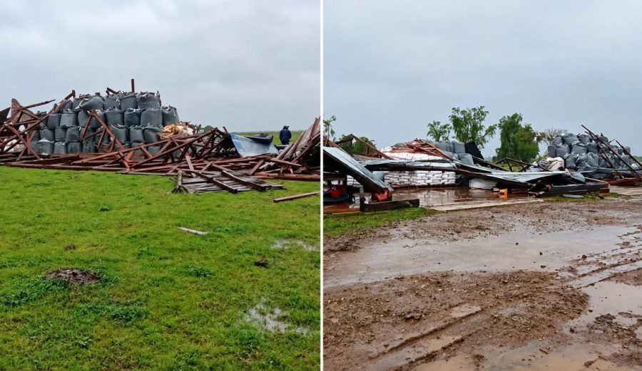 Temporal destrói cabanha histórica de 120 anos no RS