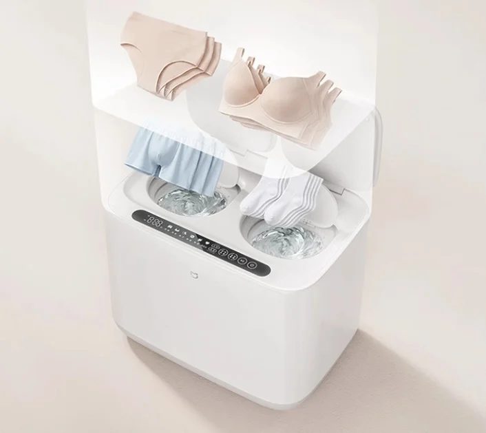 Xiaomi lança mini máquina de lavar roupas com 2 tambores